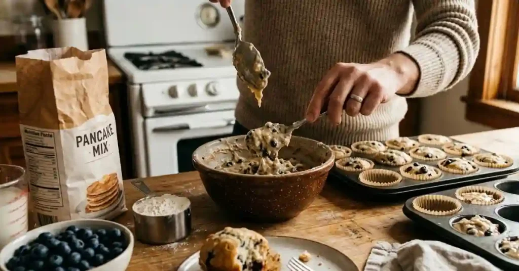 Can I Make Muffins From Pancake Mix
