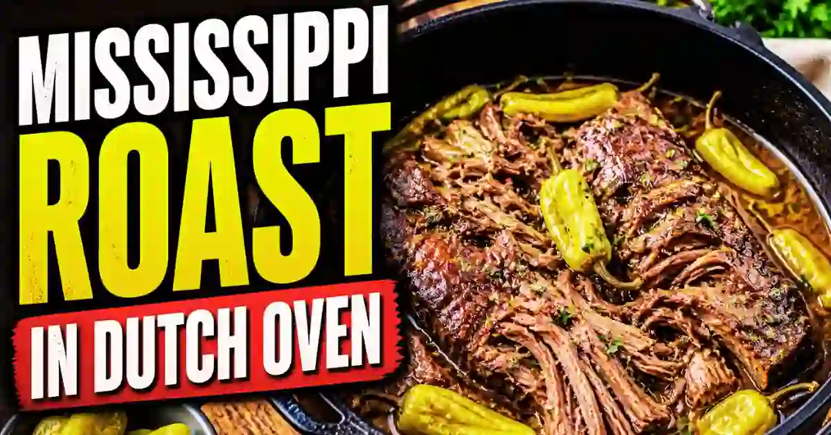 Mississippi Roast In Dutch Oven