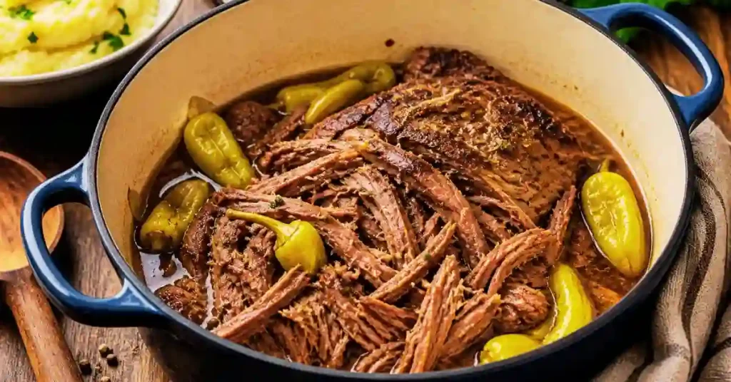 Mississippi Roast In Dutch Oven