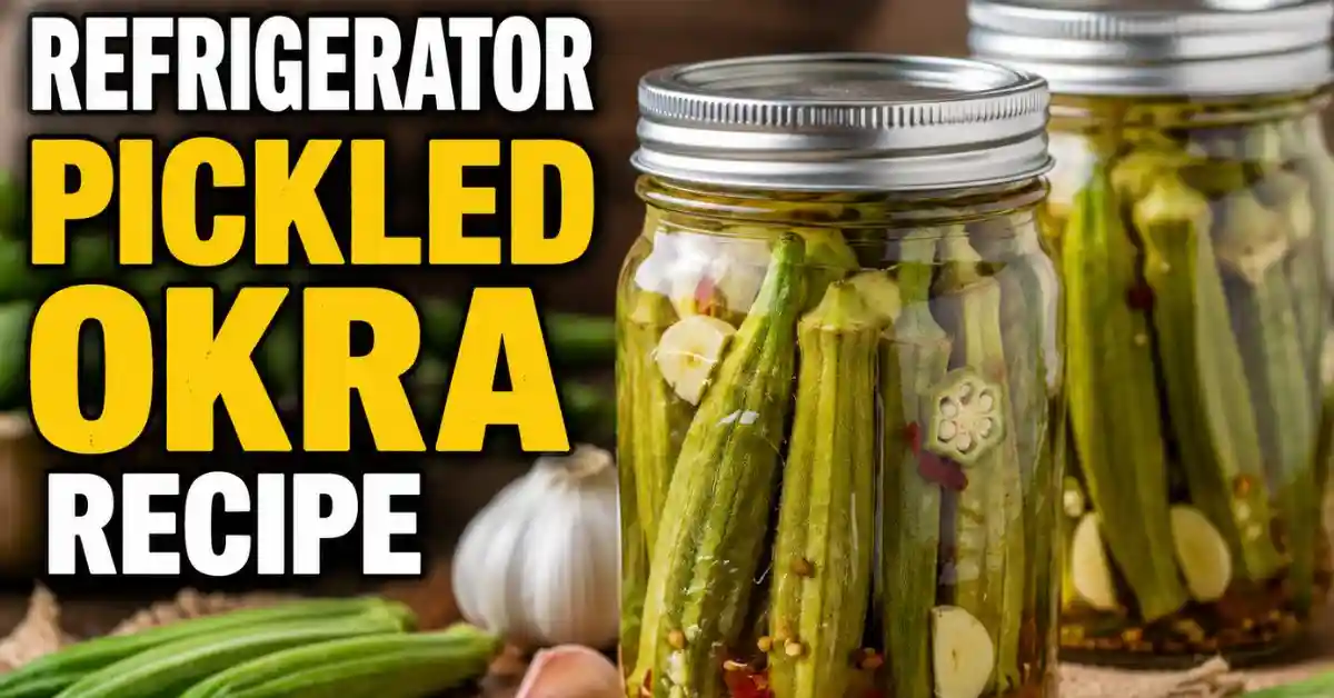 Refrigerator Pickled Okra Recipe