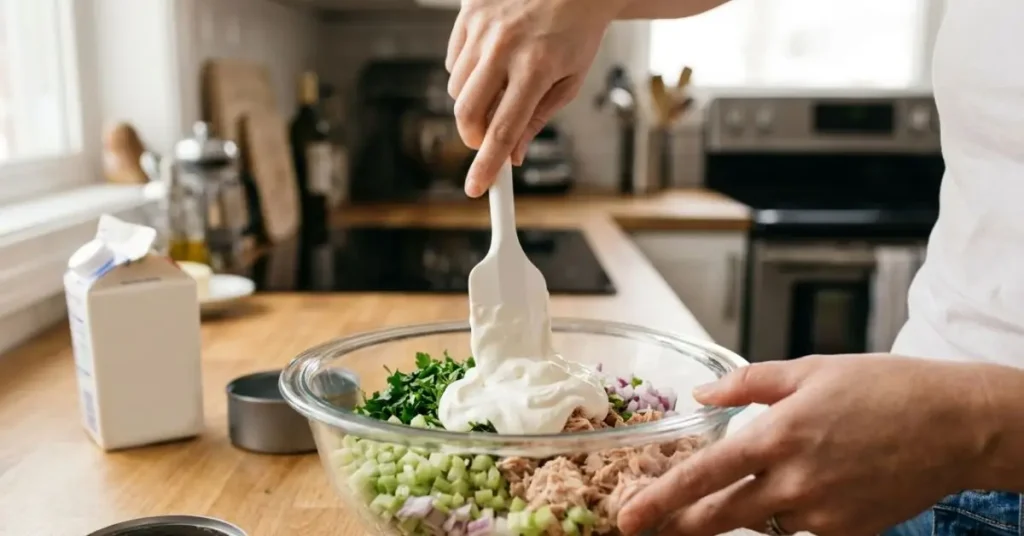 Sour Cream In Tuna Salad