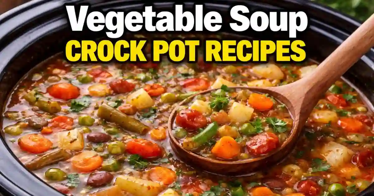 Vegetable Soup Crock Pot Recipes