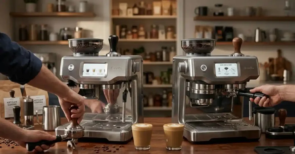 Breville Barista Touch Vs Touch Impress