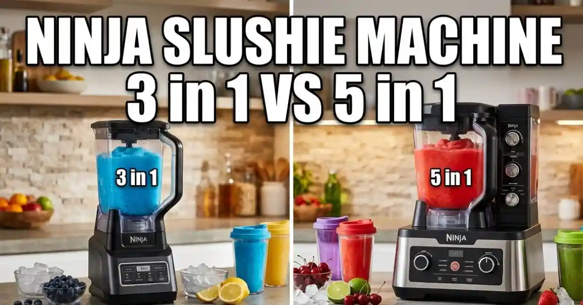 Ninja Slushie Machine 3 in 1 vs 5 in 1