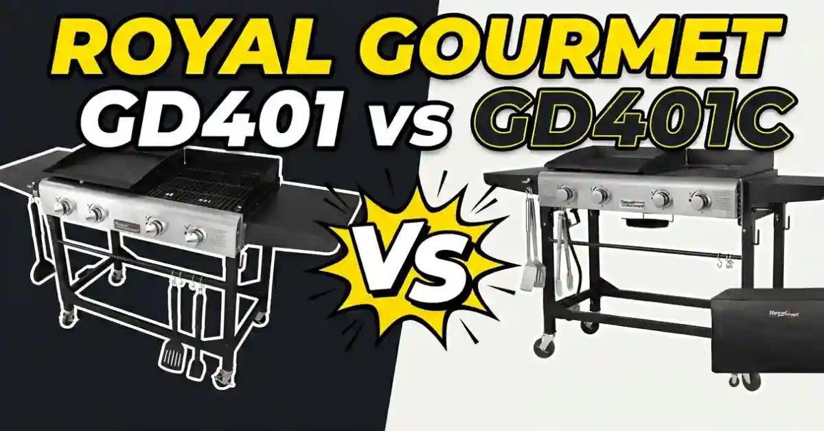 Royal Gourmet GD401 vs GD401C