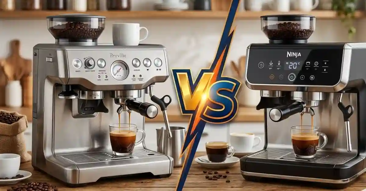 Breville Barista Express vs Ninja Luxe