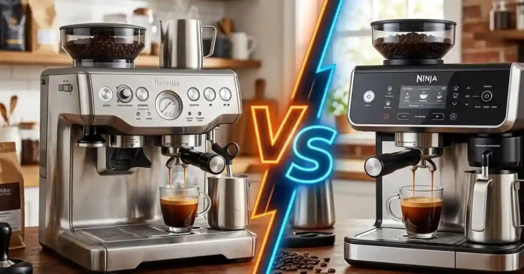 Breville Barista Express vs Ninja Luxe