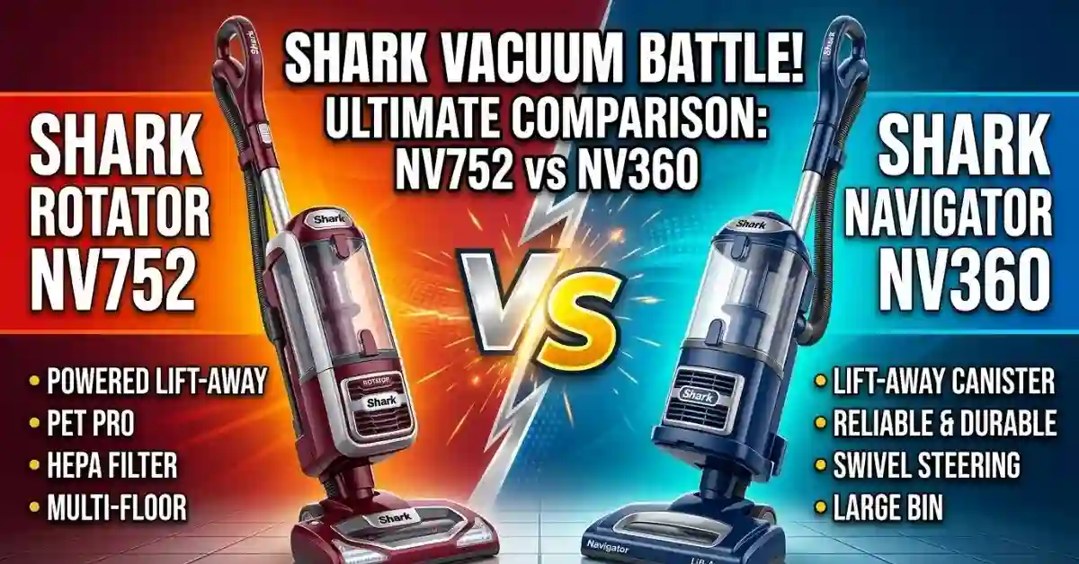 Shark NV752 vs NV360