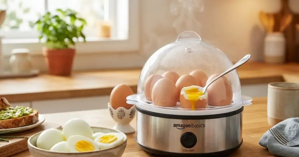 Amazon Basics Electric Egg Cooker Review