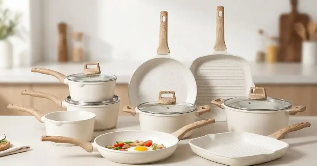 CAROTE Pots and Pans Set Non Stick