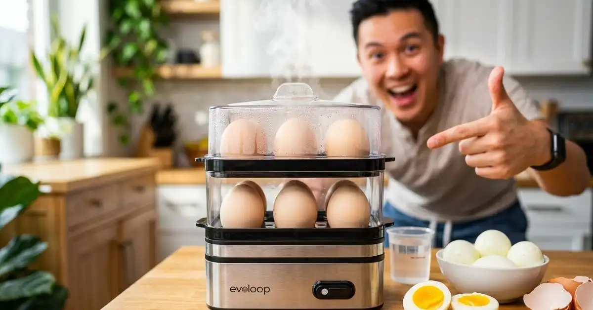 Evoloop Rapid Egg Cooker Electric 12 Eggs Capacity Review