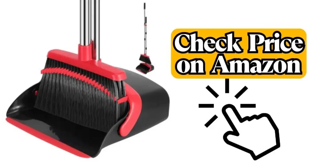 NACENA Broom and Dustpan Set