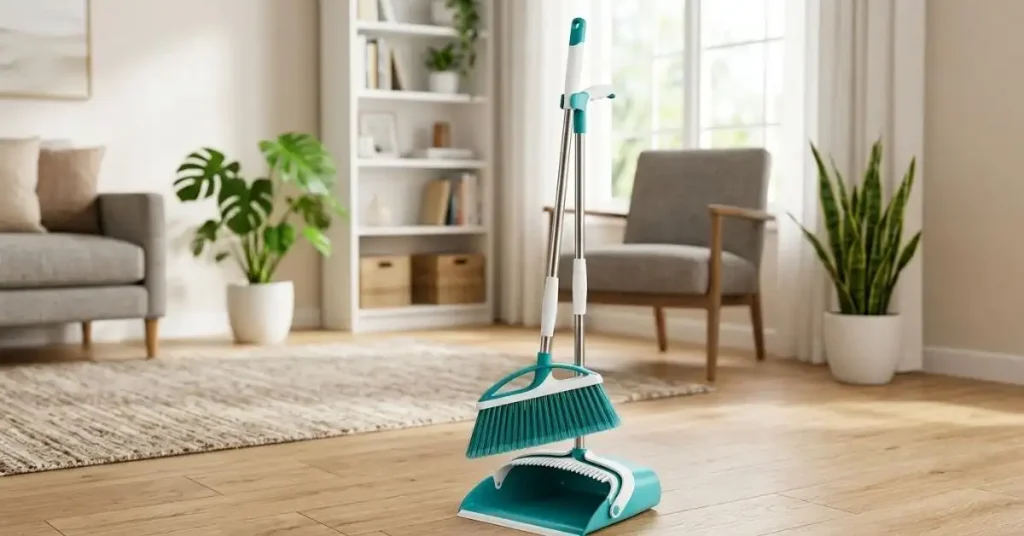 NACENA Broom and Dustpan Set