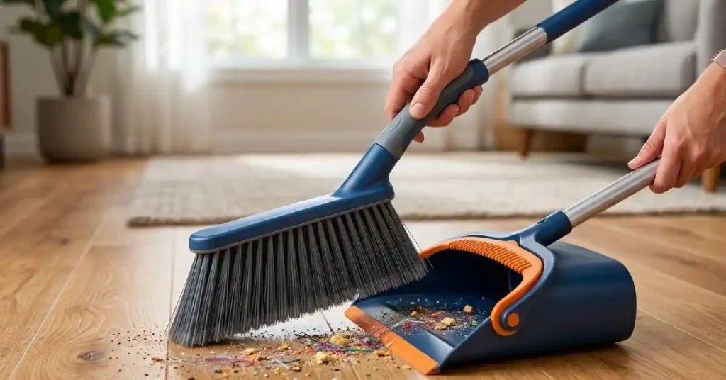 Upgrade Broom and Dustpan Set