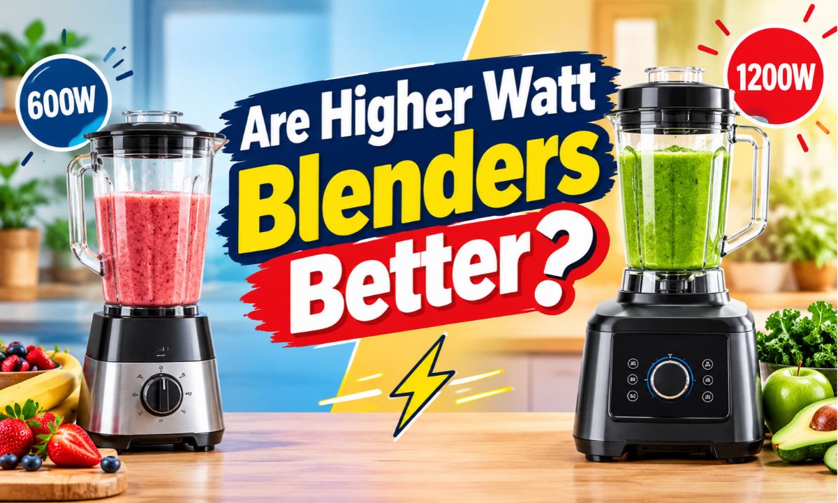 Are Higher Watt Blenders Better