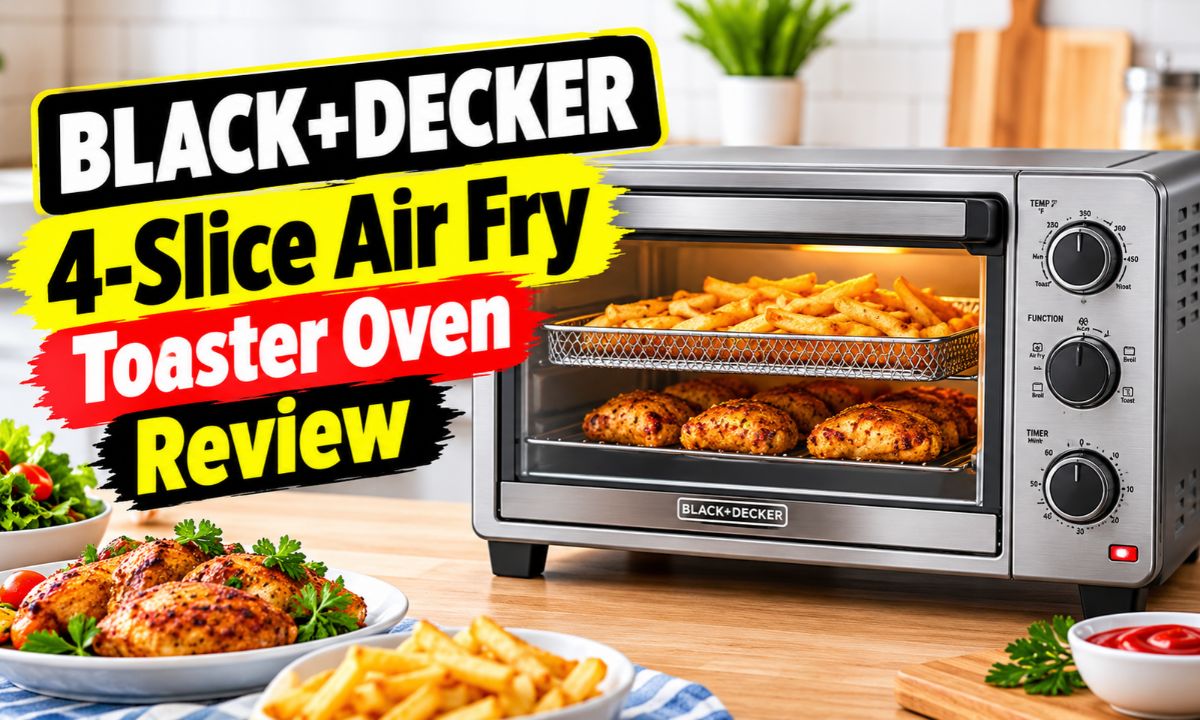 BLACK+DECKER 4-Slice Air Fry Toaster Oven Review