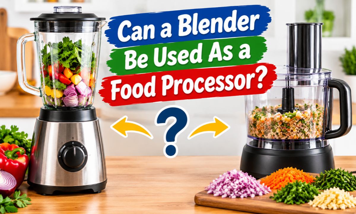 Can a Blender Be Used As a Food Processor?