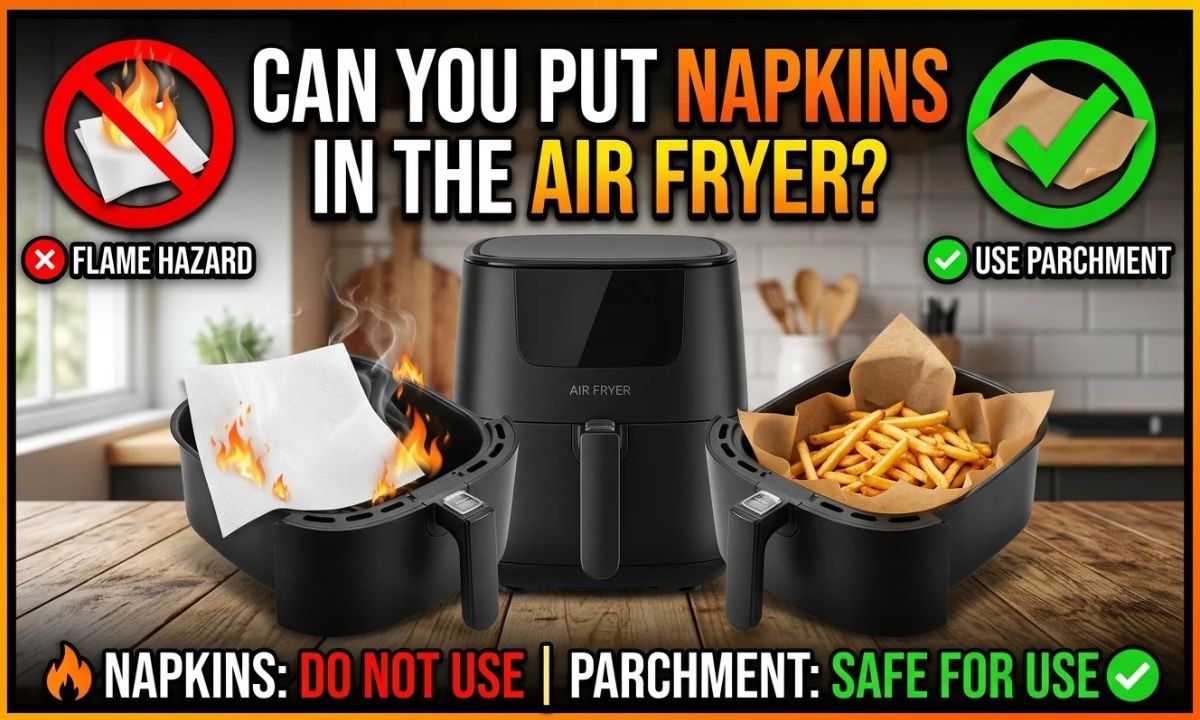 Guide to Can You Put Napkins in the Air Fryer?