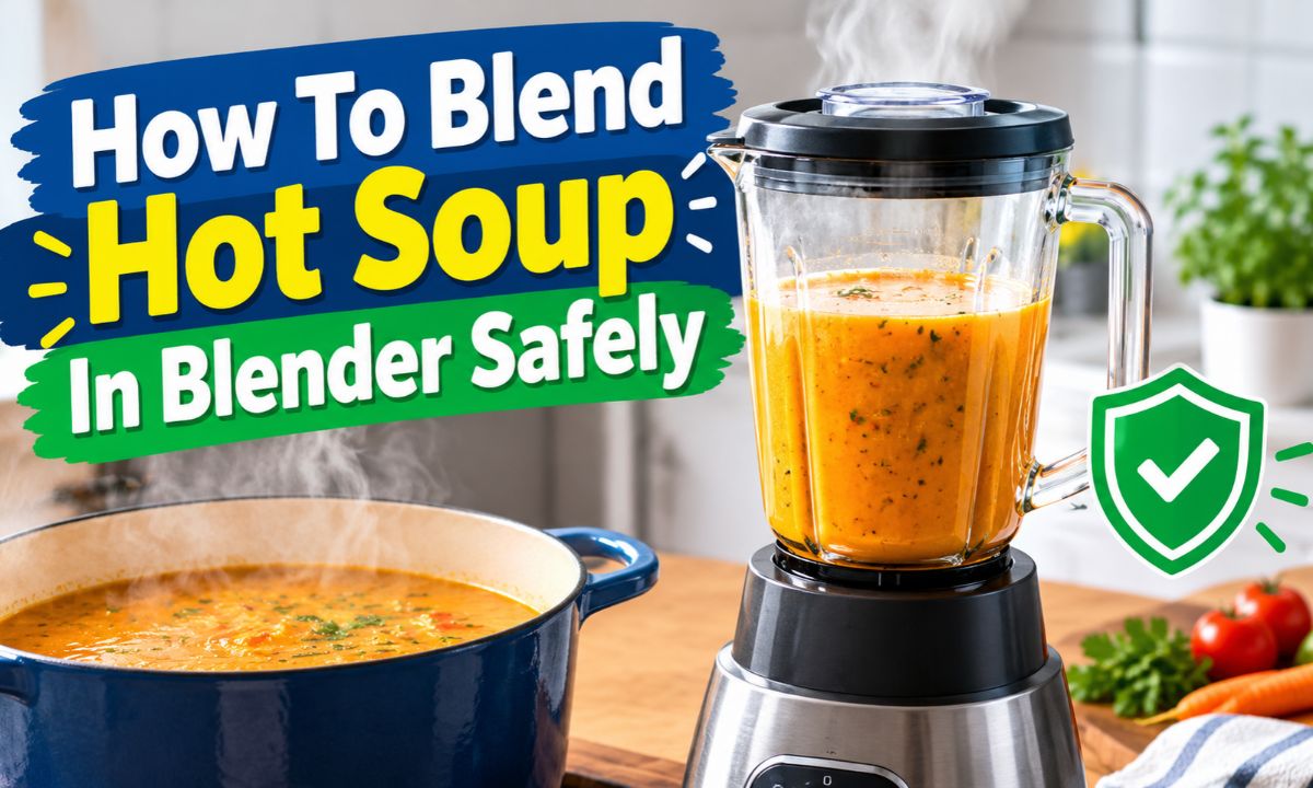 How To Blend Hot Soup In Blender Safely