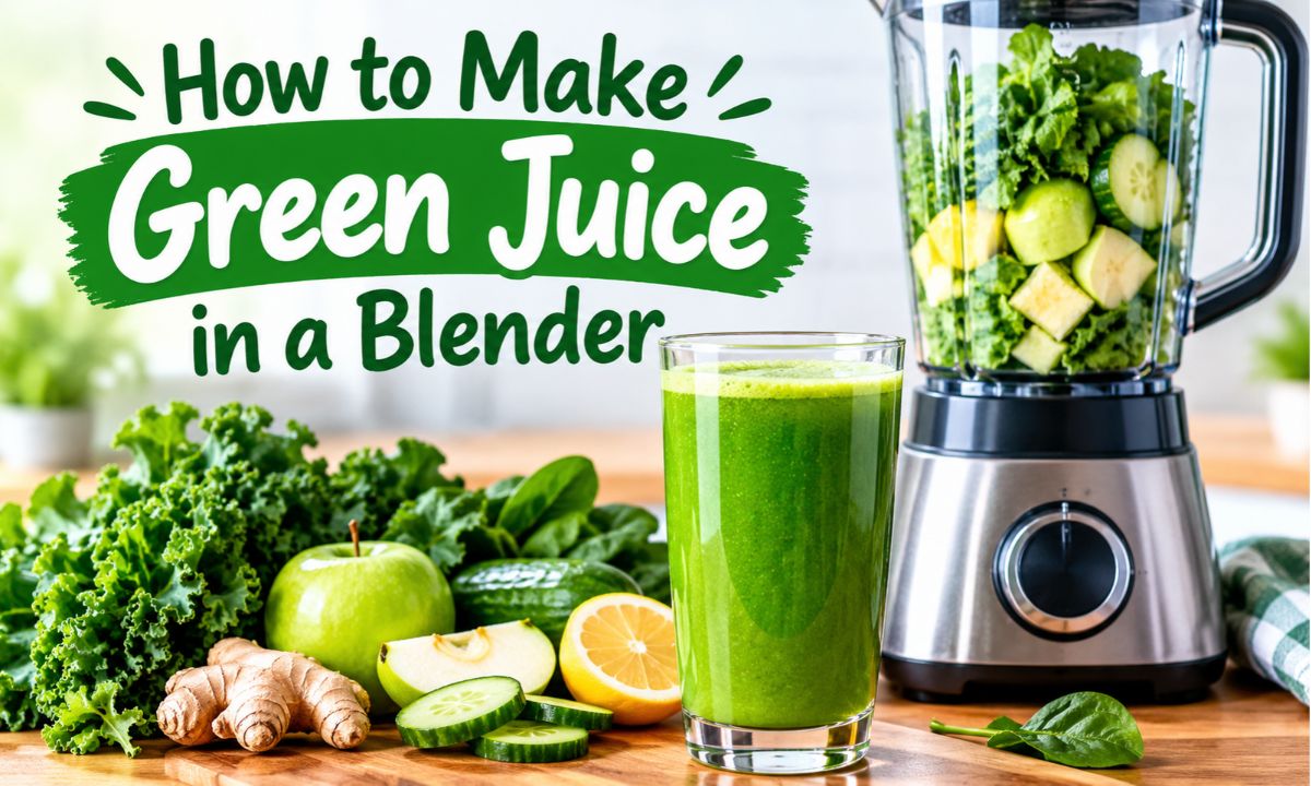 How to Make Green Juice in a Blender