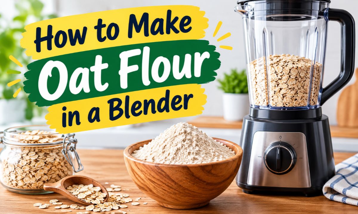 How to Make Oat Flour in a Blender