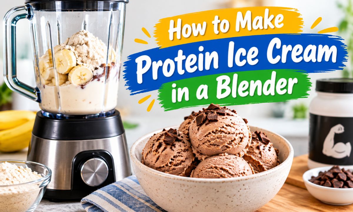 How to Make Protein Ice Cream in a Blender