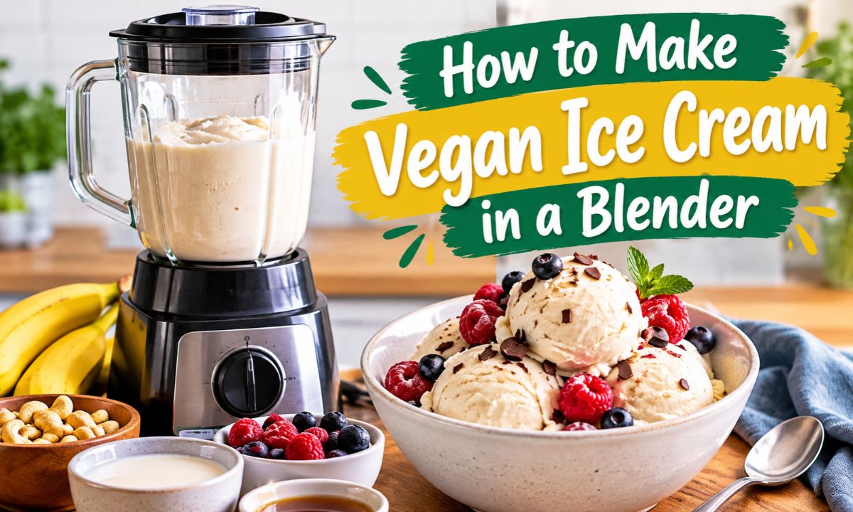 How to Make Vegan Ice Cream in a Blender