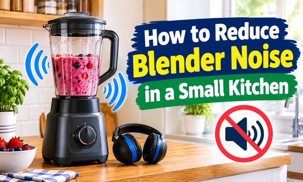 How to Reduce Blender Noise in a Small Kitchen