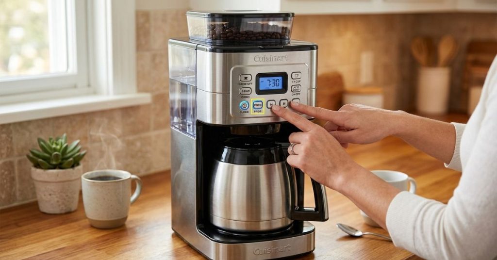 How to Set Time on Cuisinart Coffee Maker